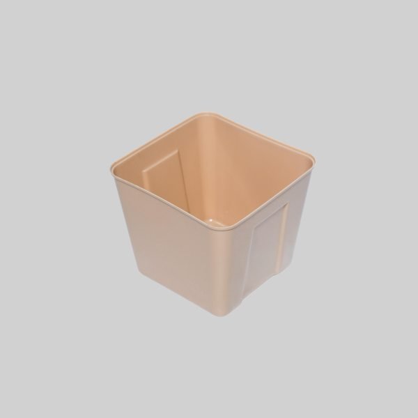 3 Qt Square Ice Bucket in Beige Ice Bucket