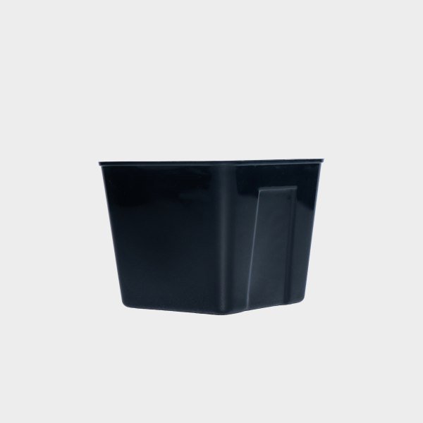 3 Qt Square Ice Bucket in Black Ice Bucket