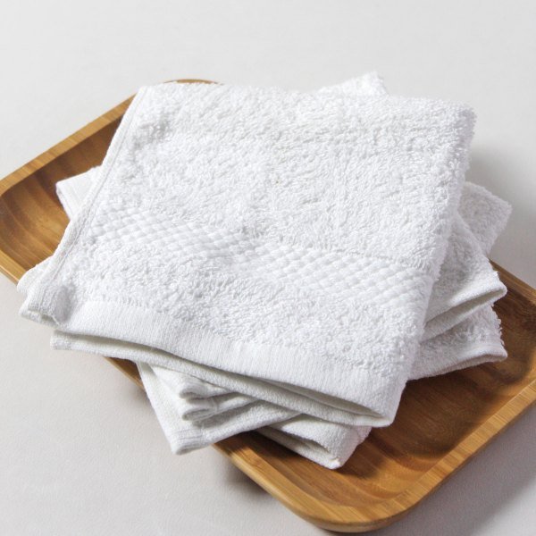 Deluxe Wash Cloth Dobby Border 13x13 1.0 Lbs / Dz Deluxe