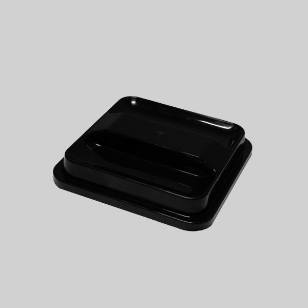 Matching Lid for 3 Qt Square Ice Bucket Black ice Bucket Lids