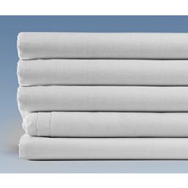 54x80x9-T180 White Full Fitted Sheet - Thomaston