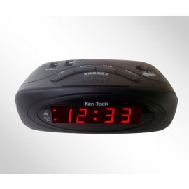 Sonnet T-1949 0.6" LED Alarm Clock w/ 2 USB Plugs