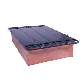 Oak Platform Bed Frame 17" - Full XL